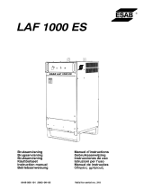ESAB LAF 1000 ES Manual do usuário