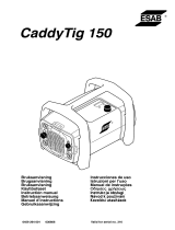 ESAB CaddyTig 150 Manual do usuário