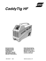 ESAB CaddyTig HF Manual do usuário