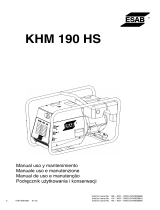 ESAB KHM 190 HS Manual do usuário