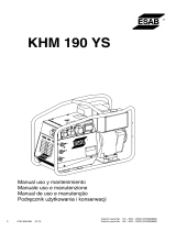 ESAB KHM 190 YS Manual do usuário