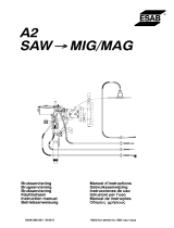 ESAB A2 SAW → MIG/MAG Manual do usuário