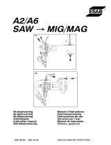ESAB A2 / A6 SAW → MIG/MAG Manual do usuário