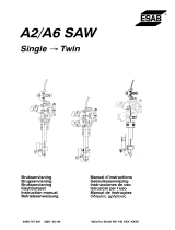 ESAB A2 / A6 SAW SINGEL → TWIN Manual do usuário