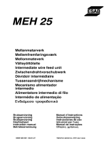 ESAB MEH 25 Manual do usuário