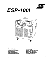 ESAB ESP 100i Manual do usuário