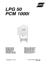 ESAB PCM 1000i Manual do usuário