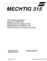 ESAB MECHTIG 315 Manual do usuário