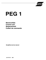 ESAB PEG1 Manual do usuário