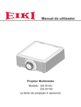 Eiki EK-811W Manual do usuário