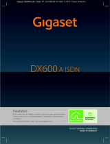 Gigaset DX600A ISDN Guia de usuario