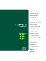 Hannspree HS 221 HPB Manual do usuário