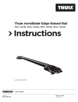 Thule AeroBlade Edge 7502B Manual do usuário