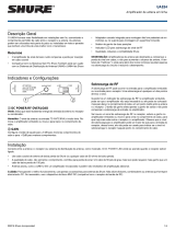 Shure UA834 Guia de usuario