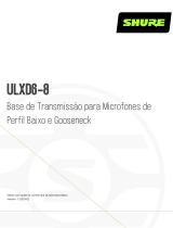 Shure ULXD6-ULXD8 Guia de usuario