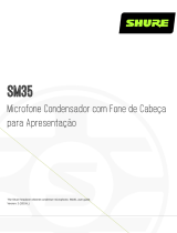Shure SM35 Guia de usuario
