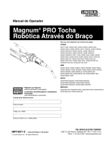 Lincoln Electric Magnum Pro Thru the Arm Robotic Torch Instruções de operação