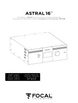 Focal Astral 16 Manual do usuário