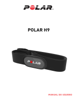 Polar H9 heart rate sensor Manual do usuário