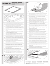 Dometic Adapter frame Midi Heki – Fiat Ducato Front Guia de instalação