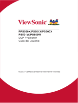 ViewSonic PS501W Guia de usuario