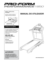 NordicTrack Pro 3000 Treadmill Manual do proprietário