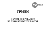 MPMan TPM500 Manual do proprietário