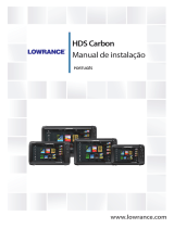Lowrance HDS Carbon Guia de instalação