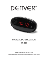 Denver CR-420 Manual do usuário