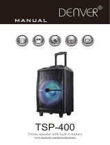 Denver TSP-400 Manual do usuário