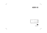 Sangean HDR-18 Manual do usuário