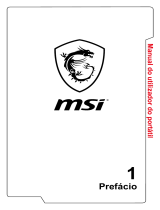 MSI GS43VR PHANTOM PRO (7th Gen) (GEFORCE® GTX 1060) Manual do proprietário