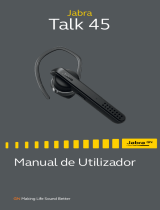 Jabra Talk 45 - Silver Manual do usuário