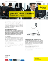 Jabra UC Voice 250 MS Ficha de dados