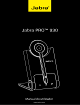 Jabra PRO 930 MS Manual do usuário