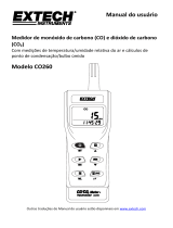 Extech Instruments CO260 Manual do usuário