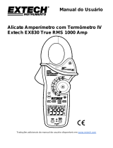 Extech Instruments EX830 Manual do usuário