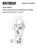 Extech Instruments EX850 Manual do usuário