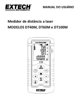 Extech Instruments DT100M Manual do usuário