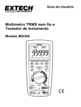 Extech Instruments MG302 Manual do usuário