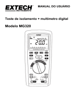 Extech Instruments MG320 Manual do usuário