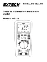Extech Instruments MG325 Manual do usuário
