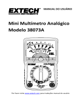Extech Instruments 38073A Manual do usuário