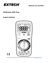 Extech Instruments EX411A Manual do usuário
