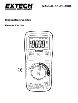 Extech Instruments EX430A Manual do usuário