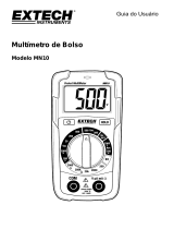 Extech Instruments MN10 Manual do usuário