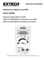 Extech Instruments EX360 Manual do usuário