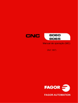 Fagor CNC 8060 for milling machines Manual do usuário
