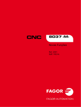 Fagor CNC 8037 para fresadoras Manual do proprietário