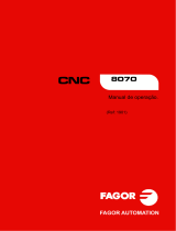 Fagor CNC 8070 for other applications Manual do usuário